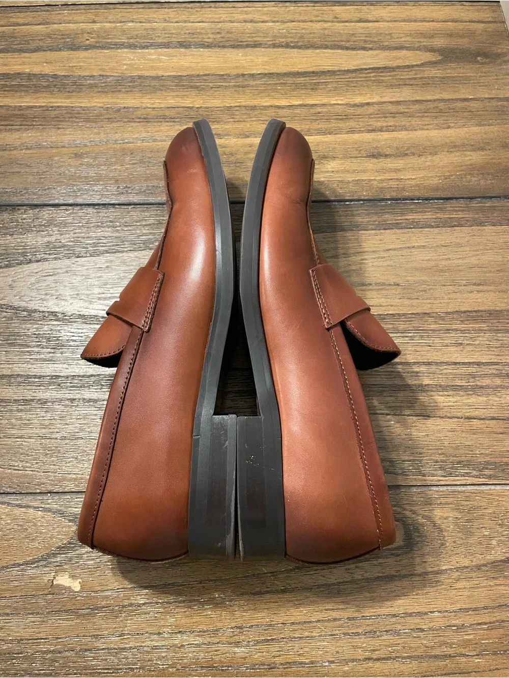 NORDSTROM Edward Comfortable Penny Brown Leather Loafers Men's Size 9.5 Classic